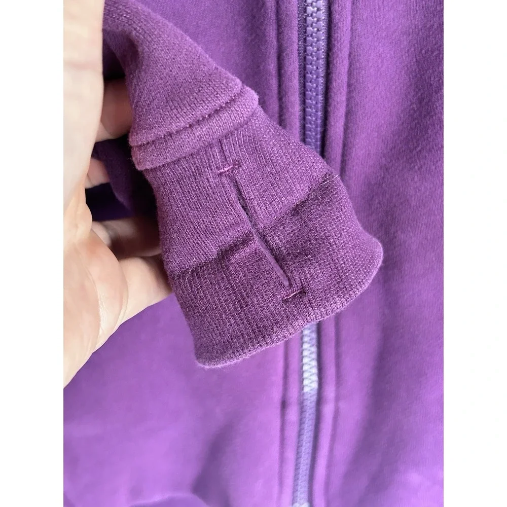 Lululemon Women's Full Zip Hoodie Sweatshirt Purple Size 8 - As-Shown - Picture 3 of 9